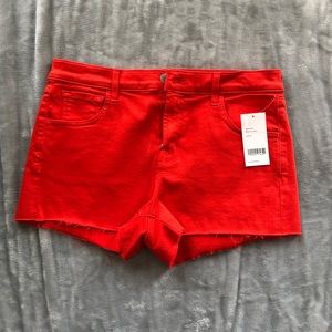J Brand Coral Shorts